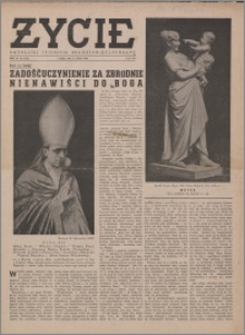 Życie : katolicki tygodnik religijno-społeczny 1949, R. 3 nr 13 (92)