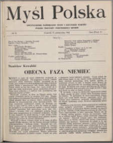 Myśl Polska : dwutygodnik poświęcony życiu i kulturze narodu 1942 nr 34