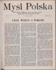 Myśl Polska : dwutygodnik poświęcony życiu i kulturze narodu 1943 nr 44