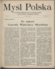 Myśl Polska : dwutygodnik poświęcony życiu i kulturze narodu 1943 nr 50