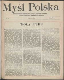 Myśl Polska : dwutygodnik poświęcony życiu i kulturze narodu 1943 nr 51
