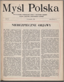 Myśl Polska : dwutygodnik poświęcony życiu i kulturze narodu 1943 nr 58