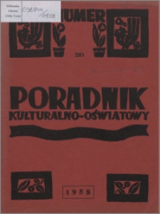 Poradnik Kulturalno-Oświatowy / Polska YMCA w Europie Zachodniej 1958, R. 18 nr 210