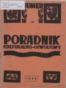 Poradnik Kulturalno-Oświatowy / Polska YMCA w Europie Zachodniej 1959, R. 19 nr 211