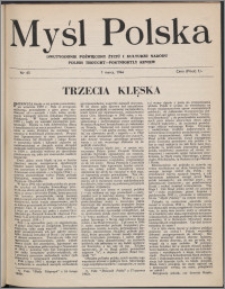 Myśl Polska : dwutygodnik poświęcony życiu i kulturze narodu 1944 nr 65