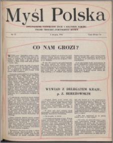 Myśl Polska : dwutygodnik poświęcony życiu i kulturze narodu 1944 nr 75