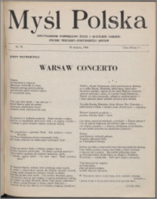 Myśl Polska : dwutygodnik poświęcony życiu i kulturze narodu 1944 nr 76