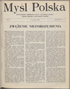 Myśl Polska : dwutygodnik poświęcony życiu i kulturze narodu 1944 nr 81