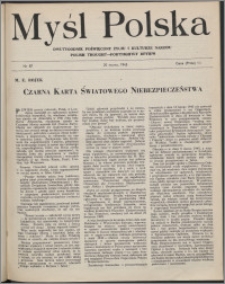 Myśl Polska : dwutygodnik poświęcony życiu i kulturze narodu 1945 nr 87