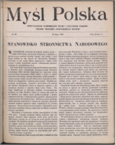 Myśl Polska : dwutygodnik poświęcony życiu i kulturze narodu 1945 nr 95