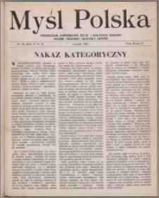 Myśl Polska : dwutygodnik poświęcony życiu i kulturze narodu 1946, R. 6 nr 9 (104)