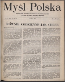 Myśl Polska : miesięcznik poświęcony życiu i kulturze narodu 1947, R. 7 nr 12 (117)