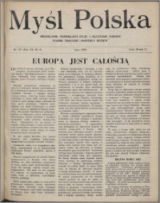 Myśl Polska : miesięcznik poświęcony życiu i kulturze narodu 1948, R. 8 nr 2 (119)