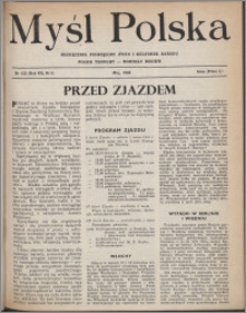 Myśl Polska : miesięcznik poświęcony życiu i kulturze narodu 1948, R. 8 nr 5 (122)