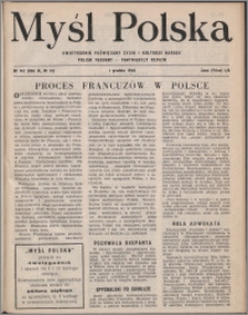 Myśl Polska : dwutygodnik poświęcony życiu i kulturze narodu 1949, R. 9 nr 13 (142)