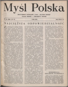 Myśl Polska : dwutygodnik poświęcony życiu i kulturze narodu 1950, R. 10 nr 9 (152)