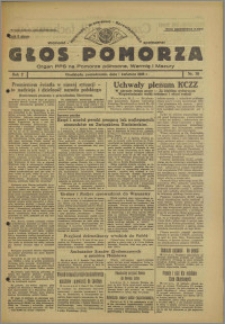 Głos Pomorza : organ PPS na Pomorze północne, Warmię i Mazury 1946.04.01, R. 2 nr 76