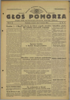 Głos Pomorza : organ PPS na Pomorze północne, Warmię i Mazury 1946.04.04, R. 2 nr 79