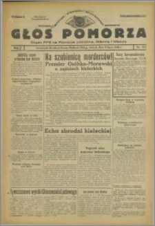 Głos Pomorza : organ PPS na Pomorze północne, Warmię i Mazury 1946.07.09, R. 2 nr 154