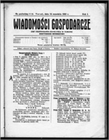 Wiadomości Gospodarcze Izby Przemysłowo-Handlowej w Toruniu 1922, R. 1, nr 5-6