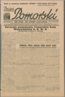 Dzień Pomorski 1934.12.04, R. 6 nr 276