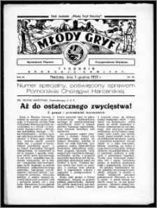 Młody Gryf 1933, R. 3, nr 49