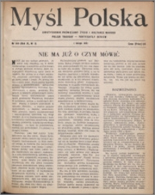 Myśl Polska : dwutygodnik poświęcony życiu i kulturze narodu 1951, R. 11 nr 3 (169)