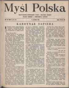 Myśl Polska : dwutygodnik poświęcony życiu i kulturze narodu 1951, R. 11 nr 16 (182)