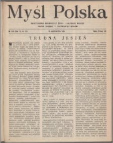 Myśl Polska : dwutygodnik poświęcony życiu i kulturze narodu 1951, R. 11 nr 20 (186)
