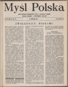 Myśl Polska : dwutygodnik poświęcony życiu i kulturze narodu 1951, R. 11 nr 22 (188)
