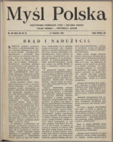 Myśl Polska : dwutygodnik poświęcony życiu i kulturze narodu 1952, R. 12 nr 8 (198)