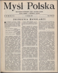 Myśl Polska : dwutygodnik poświęcony życiu i kulturze narodu 1952, R. 12 nr 12 (202)