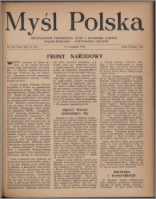 Myśl Polska : dwutygodnik poświęcony życiu i kulturze narodu 1952, R. 12 nr 18 (208)