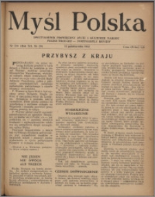 Myśl Polska : dwutygodnik poświęcony życiu i kulturze narodu 1952, R. 12 nr 20 (210)