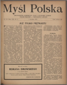 Myśl Polska : dwutygodnik poświęcony życiu i kulturze narodu 1953, R. 13 nr 1 (215)