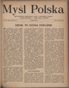 Myśl Polska : dwutygodnik poświęcony życiu i kulturze narodu 1953, R. 13 nr 3 (217)
