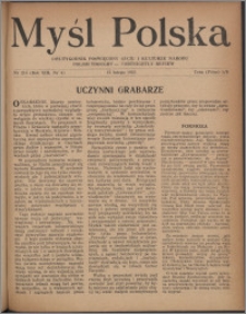 Myśl Polska : dwutygodnik poświęcony życiu i kulturze narodu 1953, R. 13 nr 4 (218)