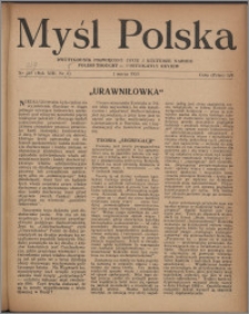 Myśl Polska : dwutygodnik poświęcony życiu i kulturze narodu 1953, R. 13 nr 5 (219)