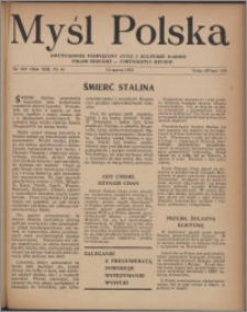 Myśl Polska : dwutygodnik poświęcony życiu i kulturze narodu 1953, R. 13 nr 6 (220)
