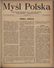Myśl Polska : dwutygodnik poświęcony życiu i kulturze narodu 1953, R. 13 nr 7 (221)