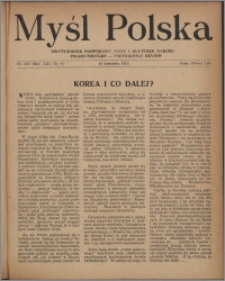 Myśl Polska : dwutygodnik poświęcony życiu i kulturze narodu 1953, R. 13 nr 8 (222)
