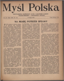 Myśl Polska : dwutygodnik poświęcony życiu i kulturze narodu 1953, R. 13 nr 10 (224)