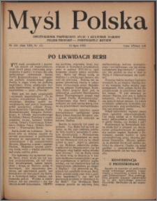 Myśl Polska : dwutygodnik poświęcony życiu i kulturze narodu 1953, R. 13 nr 14 (228)
