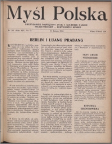 Myśl Polska : dwutygodnik poświęcony życiu i kulturze narodu 1954, R. 14 nr 4 (241)