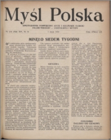 Myśl Polska : dwutygodnik poświęcony życiu i kulturze narodu 1954, R. 14 nr 9 (246)