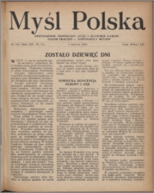 Myśl Polska : dwutygodnik poświęcony życiu i kulturze narodu 1954, R. 14 nr 11 (248)
