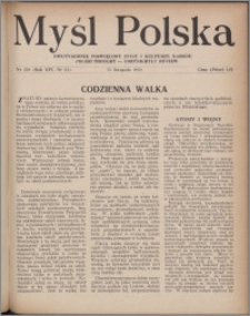 Myśl Polska : dwutygodnik poświęcony życiu i kulturze narodu 1954, R. 14 nr 21 (258)