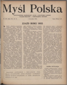 Myśl Polska : dwutygodnik poświęcony życiu i kulturze narodu 1955, R. 15 nr 7 (267)