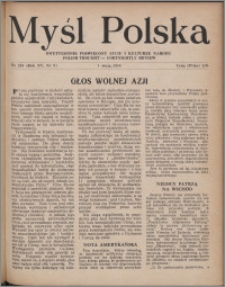 Myśl Polska : dwutygodnik poświęcony życiu i kulturze narodu 1955, R. 15 nr 9 (269)