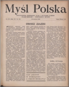 Myśl Polska : dwutygodnik poświęcony życiu i kulturze narodu 1955, R. 15 nr 12 (272)